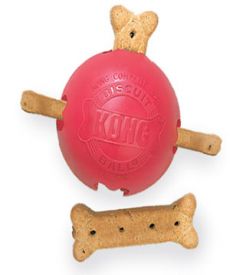 KONG BISCUIT BALL (BB3F) rdeč igrača za pse