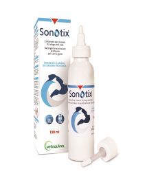 Sonotix razt. 120 ml  ( čistilo za ušesa psov in mačk )